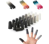 Mr. Pen- Hot Glue Gun Finger Protectors, 24 pcs, Black and White Shades, Silicone Finger Protectors, Rubber Fingers Tips, Rubber Finger Covers, Rubber Finger Tips Protector, Finger Gripper