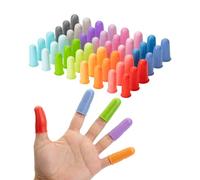 Mr. Pen- Hot Glue Gun Finger Protectors, 48 pcs, Assorted Colors Silicone Finger Protectors, Rubber Fingers Tips, Rubber Finger Covers, Rubber Finger Tips Protector, Finger Grip, Finger Rubber Tips