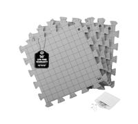 Mr. Pen- Interlocking Blocking Mats, 12”x12”, 4 Pack, Blocking Mats for Knitting & Crochet Projects with 50 T-Pins, Knitting Blocking Mats and Pins, Crochet Blocking Board for Crocheting, BMFK04M212