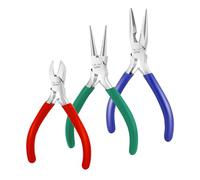 Mr. Pen- Jewelry Pliers Kit, 3 Pack Mini Chain Nose Pliers Wire Cutters for Jewelry Craft & Earring Making