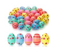 Mr. Pen Jumbo Bulk Pack of 30, 3'' Tall Colorful Empty Fillable Easter Eggs - Plastic Easter Basket Fillers