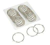 Mr. Pen- Loose Leaf Binder Book Rings, 2 Inch, 20 Pack, Metal Binder Rings for Index Cards, Keychains, School, Home, Office, Silver