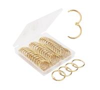 Mr. Pen- Loose Leaf Binder Ring, 40 Pack, Gold Binder Rings 1 Inch, Book Rings