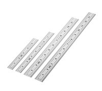 Mr. Pen- Machinist Ruler, 4 Pack (6, 8, 12, 14 inch), Metric & Millimeter Ruler, 1/64, 1/32, mm and .5 mm, Stainless Steel