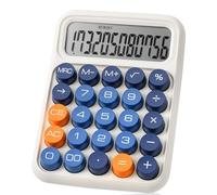 Mr. Pen Mechanical Switch Calculator, 12 Digits, Large LCD Display, Colorful Keys, Standard Function, Warm Brown