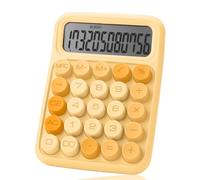 Mr. Pen- Mechanical Switch Calculator, 12 Digits, Large LCD Display, Orange Calculator Big Buttons