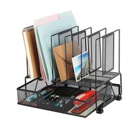 Mr. Pen- Mesh Desk Organizer with Drawer, Desk File Organizer, Desk Organizers and Storage, Desk Storage Organizer, Office Organizers for Desk, Office Desk Organizers, Folder Organizer for Desk