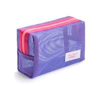 Mr. Pen Mesh Pencil Case, Mesh Zipper Pouch Bags, Cosmetic Bag