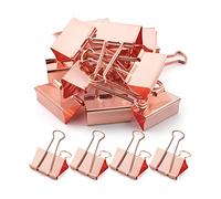 Mr. Pen- Metal Binder Clips, 12 pcs, 51 mm, Extra Large Size, Rose Gold Binder Paper Clips, Paper Clamps for Office Supplies, Home, School, Business, Document Organizing