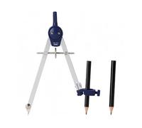 Mr. Pen- Metal Geometry Compass, Center-Wheel Design, Precision Drafting Compass with Pencil for School & Technical Drawing, Draws Circles up to 11 Inches Diameter
