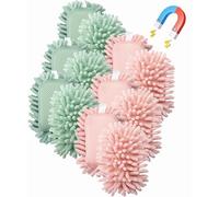 Mr. Pen Microfiber Shag Whiteboard Eraser, 12 Pack, Washable, Dry Erase, Chalk Eraser, Magnetic, White