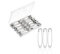 Mr. Pen - Oversize Safety Pins, 3 Inch, 30 Pack, Heavy Duty