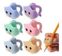Mr. Pen- Owl Pencil Grips, 6 pcs, Morandi Colors Pencil Grips