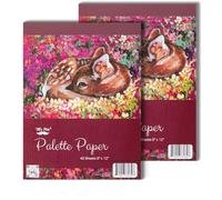 Mr. Pen Palette Pad, 9x12, 80 Sheets, 2 Pack, Paint Pad, Acrylic, Watercolor, Oil, Gouache