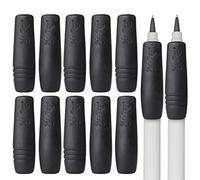 Mr. Pen- Pencil and Pen Grips, 12 Pack, Black, Pencil Grips for Adults, Rubber Pencil Grips, Pen Grips for Adults with Arthritis, Ergonomic Pencil Grip, Pen Gripper, Back to School Supplies