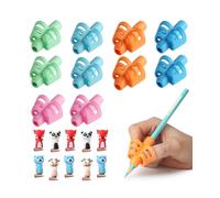 Mr. Pen- Pencil Grips for Handwriting, 20 PCS (10 Finger Grips+10 Clips), Pencil Holder, Grippers, Pen Grip