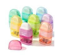 Mr. Pen- Pencil Sharpener & Eraser, 4 Pack
