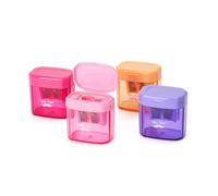 Mr. Pen- Pencil Sharpeners Manual, 4 Pack, Dual Hole, Colorful Handheld Pencil Sharpener, Compatible with Standard and Jumbo Pencils, Snap-on Lid, Stainless Steel Blade, Back to School Supplies