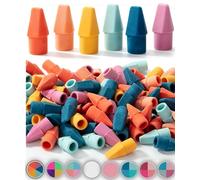 Mr. Pen- Pencil Toppers, 120 Pack, Vintage Colors, Pencil Top Eraser Caps