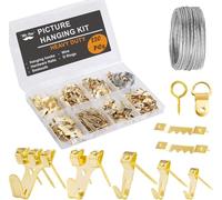 Mr. Pen- Picture Hanging Kit, 220pc, Picture Hangers, Nails for Hanging Pictures, Wall Hangers, Picture Hanging, Picture Hanging Hooks, Frame Hanging Hardware, Picture Hooks, Wall Hanging Kit