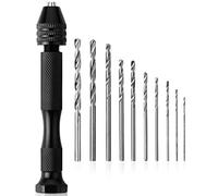 Mr. Pen- Pin Vis Hand Drill 11pc, Hand Drill Bits Rotary Tools Set Of 11, For Metal Wood, Manual Work DIY, Jewelry