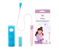 Mr. Pen Pink Baby Nasal Aspirator with 3 Extra Hygiene Filters, Baby Snot Sucker, Nasal Suction for Babies