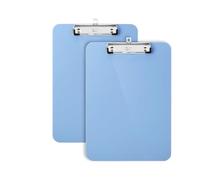 Mr. Pen- Plastic Clipboard, 12.5" x 9", 2 Pack, Clipboard Plastic, Low-Profile Metal Clip with Retractable Hanging Hole