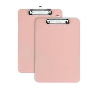 Mr. Pen- Plastic Clipboard, 12.5” x 9”, 2 Pack, Pastel Orange, Clipboards for Kids & Adults