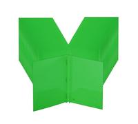 Mr. Pen- Plastic Folders with Pockets and Prongs, 48 Pack, Letter Size, Green, Flexible Plastic Folders with Prongs and Card Slot