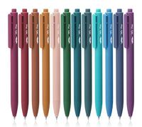 Mr. Pen- Retractable Gel Pens, 12 Pack Dark Vintage, 0.7mm Fine Point for Journaling - Aesthetic and Cute Design