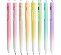 Mr. Pen- Retractable Gel Pens, 8 Pack, Black Ink, Pastel Barrel Gel Pens, Gel Pens Fine Point 0.5mm, Retractable Pens, Cute Pens, Gel Ink Pens, Aesthetic Pens for Journaling Fine Tip Pens