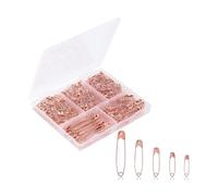 Mr. Pen- Safety Pins, 300 Pack, Small & Large Sizes, Nickel Plated Steel, Rose Gold, Small and Large Safety Pins Bulk for Clothes, Sewing, Arts & Craft, Rust-Resistant, Heavy Duty Strength