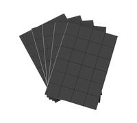 Mr. Pen - Self Adhesive Magnet Squares, 120 Pcs, Small, Black, Plastic, Magnetic Squares