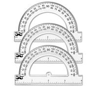 Mr. Pen- Small Protractor, 4 Inch, Pack of 3, Protractor Ruler, Drafting Tools, Math Geometry, School Supplies