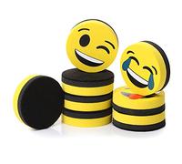 Mr. Pen- Smiley Magnetic Whiteboard Erasers, 8 Pack - Mini, Cute, Dry Erase, Back to School Supplies