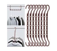 Mr. Pen- Space Saving Hangers for Clothes, 8 Pack, Mahogany Color Space Saver Hangers, Shirt Hangers Space Saving, Clothes Hanger Organizer, Hanger Space Saver, Multi Hanger, Magic Hangers