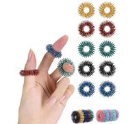Mr. Pen- Spiky Sensory Rings, 10 Pack, Stress Relief Fidget Sensory Toys, Fidget Rings, Fidget Ring for Anxiety, Stress Relief Rings, Massager for Fidget ADHD Autism, Silent Stress Reducer Ring