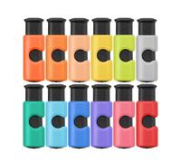 Mr. Pen- Squeeze and Lock Bread Bag Clips, 6 cm, 12 Pack, Multicolor Squeeze Lock Clips, Reusable Bag Closures for Bread, Snacks, Coffee, Food Storage, Fits Thick and Thin Bags
