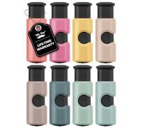 Mr. Pen- Squeeze and Lock Bread Bag Clips, 6 cm, 8 Pack, Multicolor Squeeze Lock Clips, Reusable Bag Closures for Bread, Snacks, Coffee, Food Storage, Fits Thick and Thin Bags