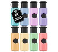 Mr. Pen- Squeeze and Lock Bread Bag Clips,6 cm, 8 Pack, Multicolor Squeeze Lock Clips, Reusable Bag Closures for Bread, Snacks, Coffee, Food Storage, Fits Thick and Thin Bags