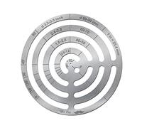 Mr. Pen - Stainless Steel French Curve Rulers, Drawing and Drafting Tools with Circle and Curve Templates