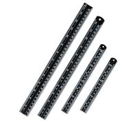 Mr. Pen- Stainless Steel Ruler, 4 pcs, 6", 8", 12", 14", Black, Imperial & Metric Measurements, Metric Metal Ruler Set, mm Ruler, Metal Rulers, Small Metal Ruler Metal Straight Edge, Centimeter Ruler