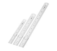 Mr. Pen- Stainless Steel Rulers, 3 Pcs, 6", 8" & 12", Metal Rulers, Small Thin Flat, Centimeter Ruler