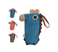 Mr. Pen- Standing Pencil Case, Animal Pencil Pouch, Blue Donkey