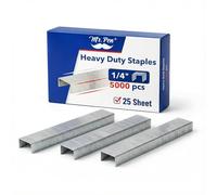 Mr. Pen- Staples Office Supply, 5000 Pc Staples for Stapler, 25 Sheet Staple, 1/4 inch Length(23/6), Office Staple, 100/Strip