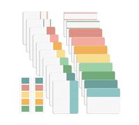 Mr. Pen- Sticky Index Tabs, 500 Pcs, 21 Sets, Colorful Sticky Tabs for Notebooks, Page Markers, Page Tabs for Binders, Page Tabs Sticky Tabs for Books, Notebook Tabs, Book Sticky Tabs for Notebooks