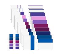 Mr. Pen- Sticky Index Tabs, 500 Pcs, 21 Sets, Index tabs with Space Colors, Page Markers, Page Tabs for Binders, Page Tabs Sticky Tabs for Books, Notebook Tabs