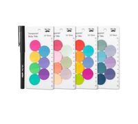 Mr. Pen Transparent Sticky Notes, 1120 Pcs, Pastel Colors, Round, Semi-transparent, Multi-colored, Waterproof, Repositionable