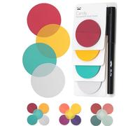 Mr. Pen- Transparent Sticky Notes, 200 Pcs, Candy Colors, Round Translucent Sticky Notes