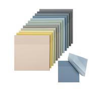 Mr. Pen- Transparent Sticky Notes, 3"x3", Neutral Tones, 12 Pads, 600 Sheets, See Through, Bulk, Translucent, Clear